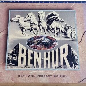 Ben-Hur (VHS, 2-Tape Set, 35th Anniversary Edition) Classic Box Set VG Tested